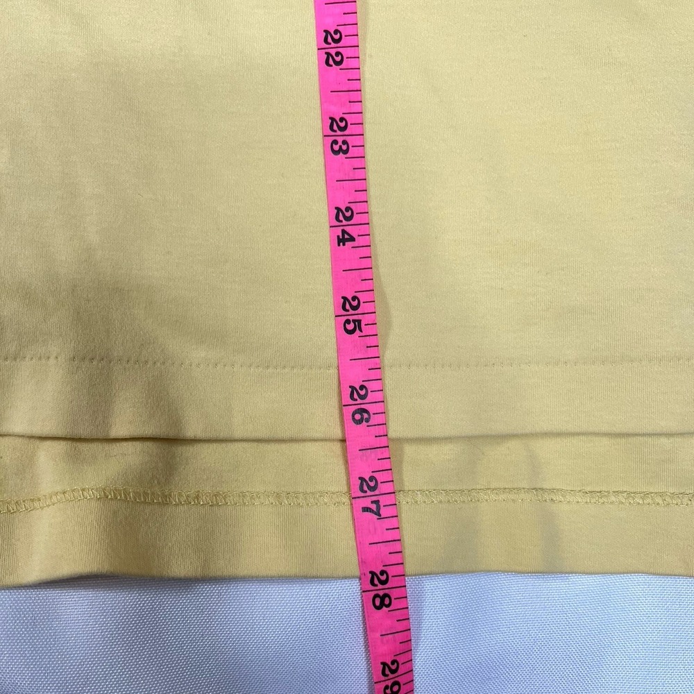 Ralph Lauren Polo Men short sleeve shirt yellow Pima Cotton Flesh Pony XXL - Picture 6 of 7